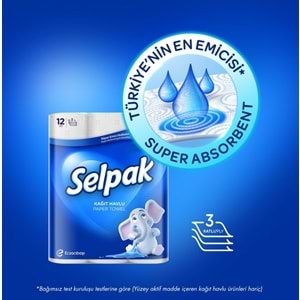 Selpak Kağıt Havlu (3 Katlı) 36 Lı Set (3PK*12)