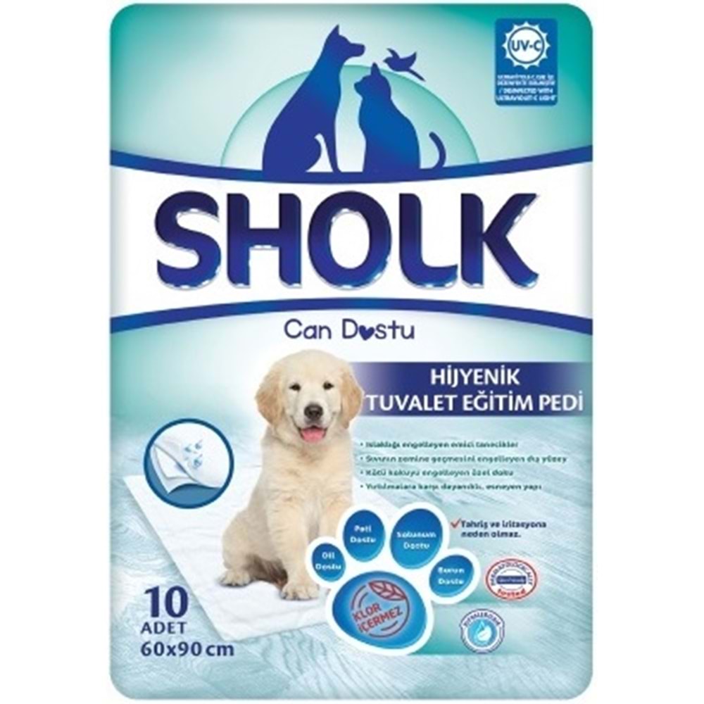 Sholk Evcil Hayvan Tuvalet Çiş Eğitim Pedi 60*90CM 30 Adet (3PK*10)