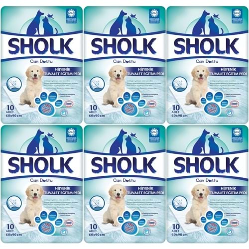 Sholk Evcil Hayvan Tuvalet Çiş Eğitim Pedi 60*90CM 60 Adet (6PK*10)
