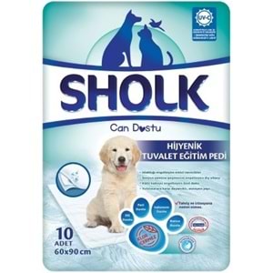 Sholk Evcil Hayvan Tuvalet Çiş Eğitim Pedi 60*90CM 80 Adet (8PK*10)