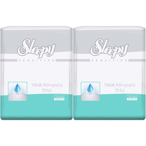 Sleepy Hasta Yatak Koruyucu 60*90CM 60 Adet (2PK*30)