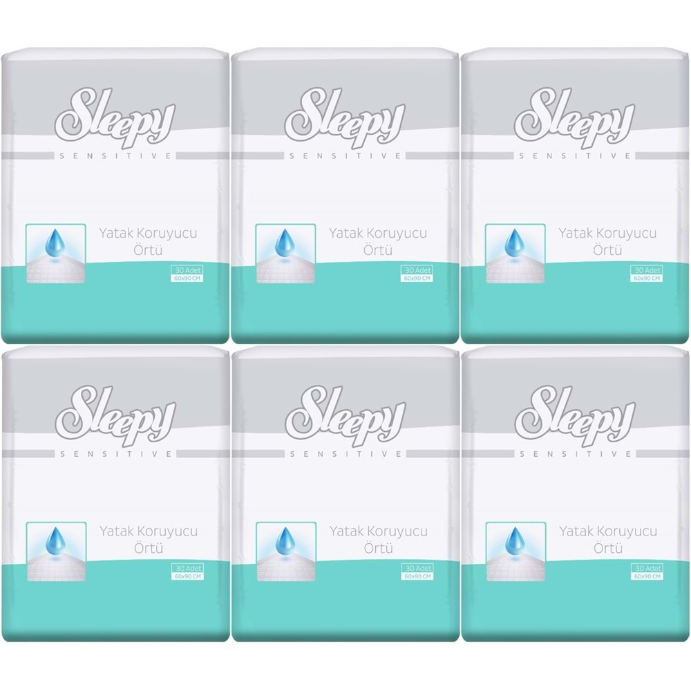 Sleepy Hasta Yatak Koruyucu 60*90CM 180 Adet (6PK*30)