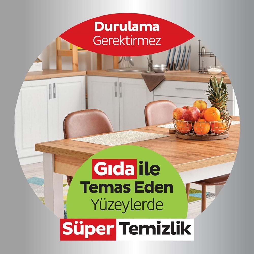 Sleepy Easy Clean Yüzey Temizlik Mutfak Havlusu -Mendili 50 Yaprak Bergomot Yağlı (6Lı Set) 300Yprk