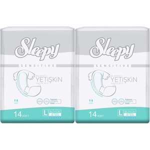Sleepy Hasta Bezi Bel Bantlı L Büyük Boy 28 Adet (2Pk*14)