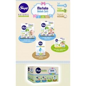 Sleepy Merhaba Bebek Seti Yeni Doğan Doğuma Hazırlık (3 Lü Set) Naturel Bebek Bezi