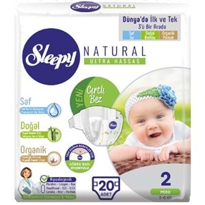 Sleepy Merhaba Bebek Seti Yeni Doğan Doğuma Hazırlık (3 Lü Set) Naturel Bebek Bezi