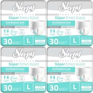 Sleepy Hasta Bezi Yetişkin Emici Külot L - Büyük - Large 120 Adet (4PK*30)