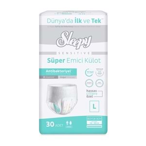 Sleepy Hasta Bezi Yetişkin Emici Külot L - Büyük - Large 240 Adet (8PK*30)
