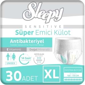 Sleepy Hasta Bezi Yetişkin Emici Külot XL - Ekstra Büyük - Extra Large 60 Adet (2PK*30)