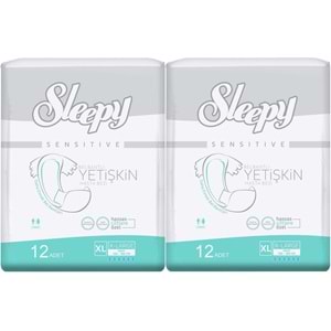Sleepy Hasta Bezi Bel Bantlı XL-Extra Large Boy 24 Adet (2Pk*12)