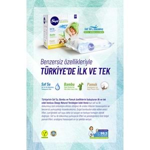 Sleepy Islak Havlu Mendil Pamuklu Yenidoğan Natural Bambu 40 Yaprak 12 Li Set+Bakım Örtüsü 2 Li Set