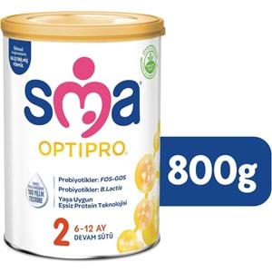 Sma Optipro 800GR No:2 Devam Sütü (6-12 Ay) (3 Lü Set)