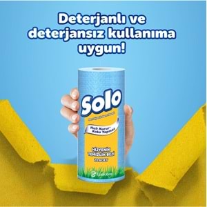 Solo Hijyenik Temizlik Bezi (İç adet 20 Li) (Kokusuz ve Hızla Kuruyan) (12 Li Set)