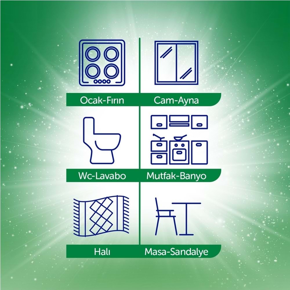 Solo Yüzey Temizlik Havlusu - Mendili 100 Yaprak Okaliptus & Çam Esintisi (9 Lu Set) 900 Yaprak