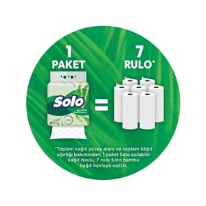 Solo Asılabilir Kağıt Havlu (Hijyenik ve Pratik Kullanım İçin Uygun) (3 Lü Set)