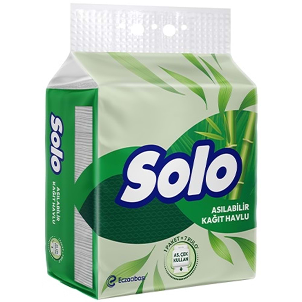 Solo Asılabilir Kağıt Havlu (Hijyenik ve Pratik Kullanım İçin Uygun) (18 Li Set)