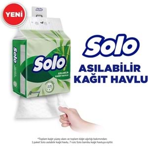Solo Asılabilir Kağıt Havlu (Hijyenik ve Pratik Kullanım İçin Uygun) (24 Lü Set)