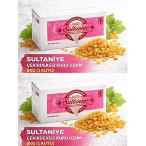 Tariş Sultaniye Çekirdeksiz Kuru Üzüm 10KG (2PK*5KG)