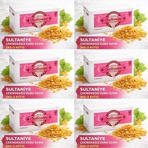 Tariş Sultaniye Çekirdeksiz Kuru Üzüm 30KG (6PK*5KG)