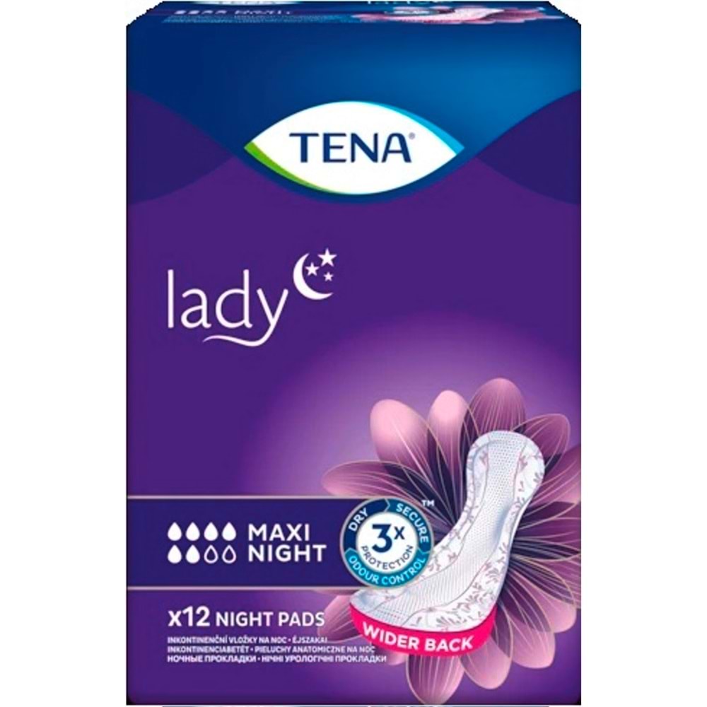 Tena Mesane Pedi Lady Maxi Night 108 Adet (9PK*12)