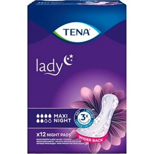 Tena Mesane Pedi Lady Maxi Night 144 Adet (12PK*12)