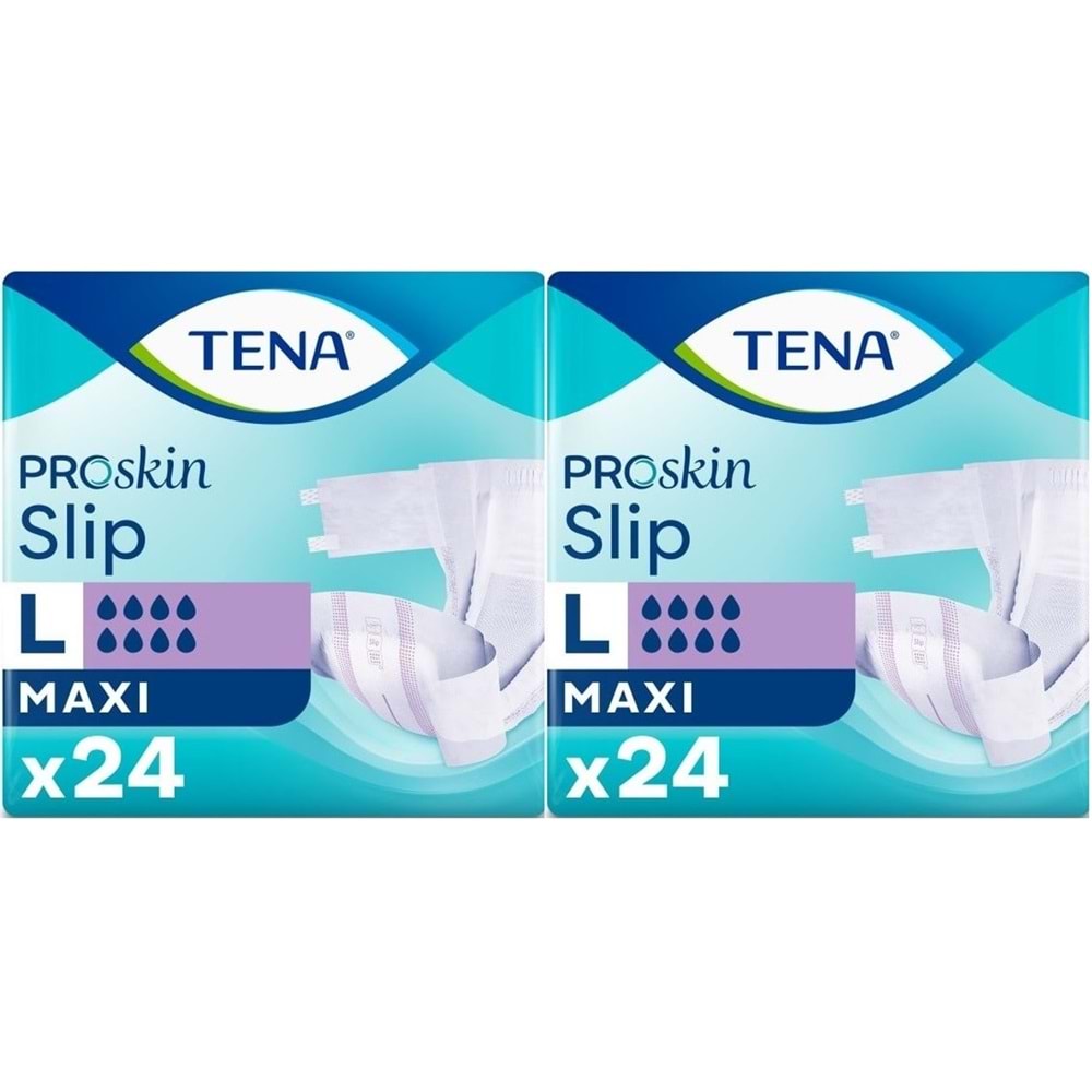Tena Proskin Slip Maxi Bel Bantlı Yetişkin Bezi L - Büyük - Large 48 Adet