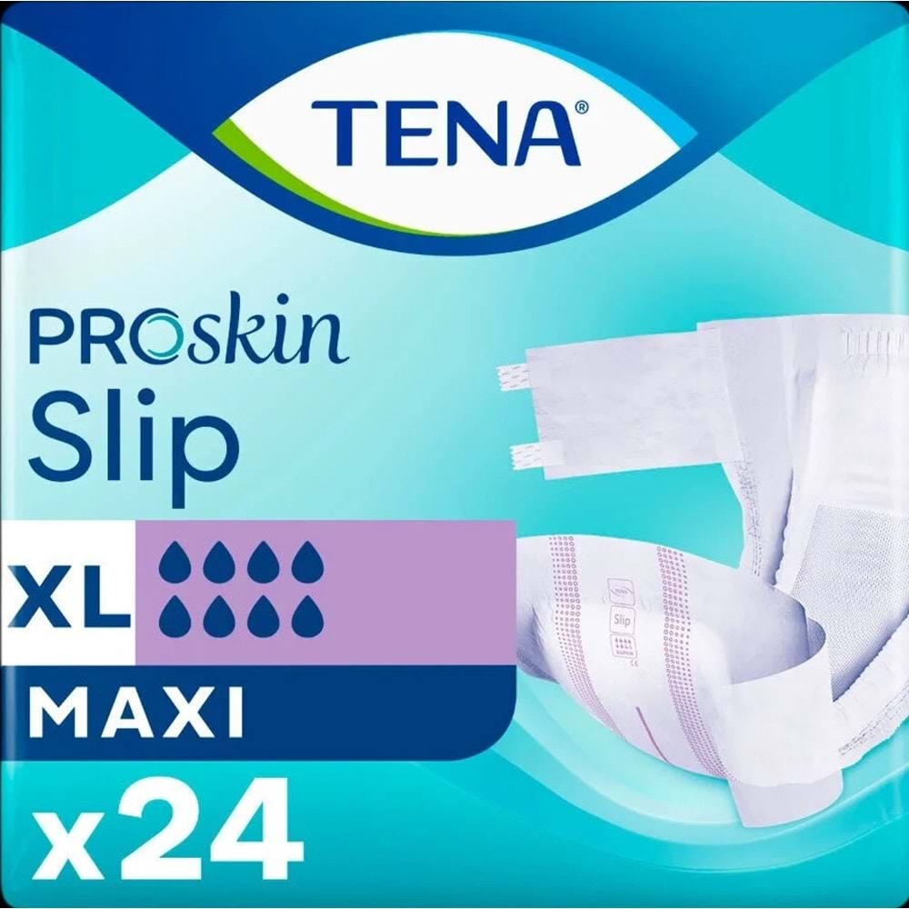 Tena Proskin Slip Maxi Bel Bantlı Yetişkin Bezi XL - Ekstra Large - Extra Large 144 Adet