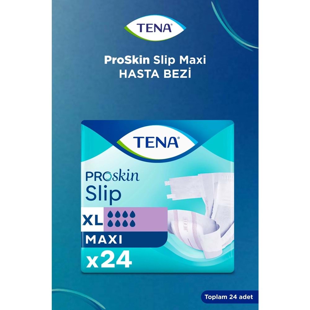 Tena Proskin Slip Maxi Bel Bantlı Yetişkin Bezi XL - Ekstra Large - Extra Large 144 Adet