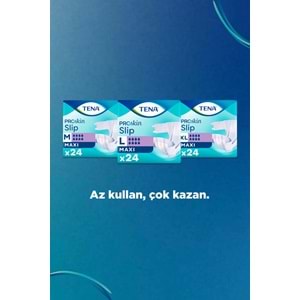 Tena Proskin Slip Maxi Bel Bantlı Yetişkin Bezi XL - Ekstra Large - Extra Large 144 Adet