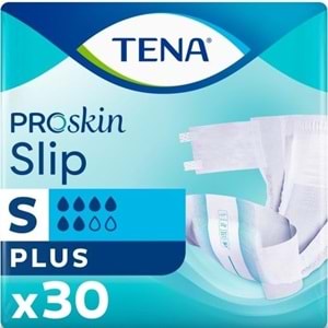 Tena Proskin Slip Plus Bel Bantlı Yetişkin Bezi S - Küçük - Small 180 Adet