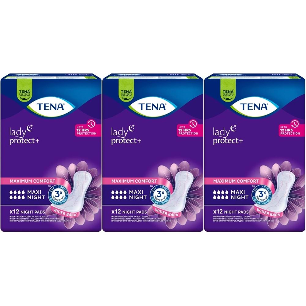 Tena Lady Protect Mesane Pedi Maxi Night Geceye Özel 36 Adet