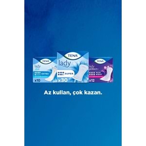 Tena Lady Slim Mesane Pedi Extra 30 Adet