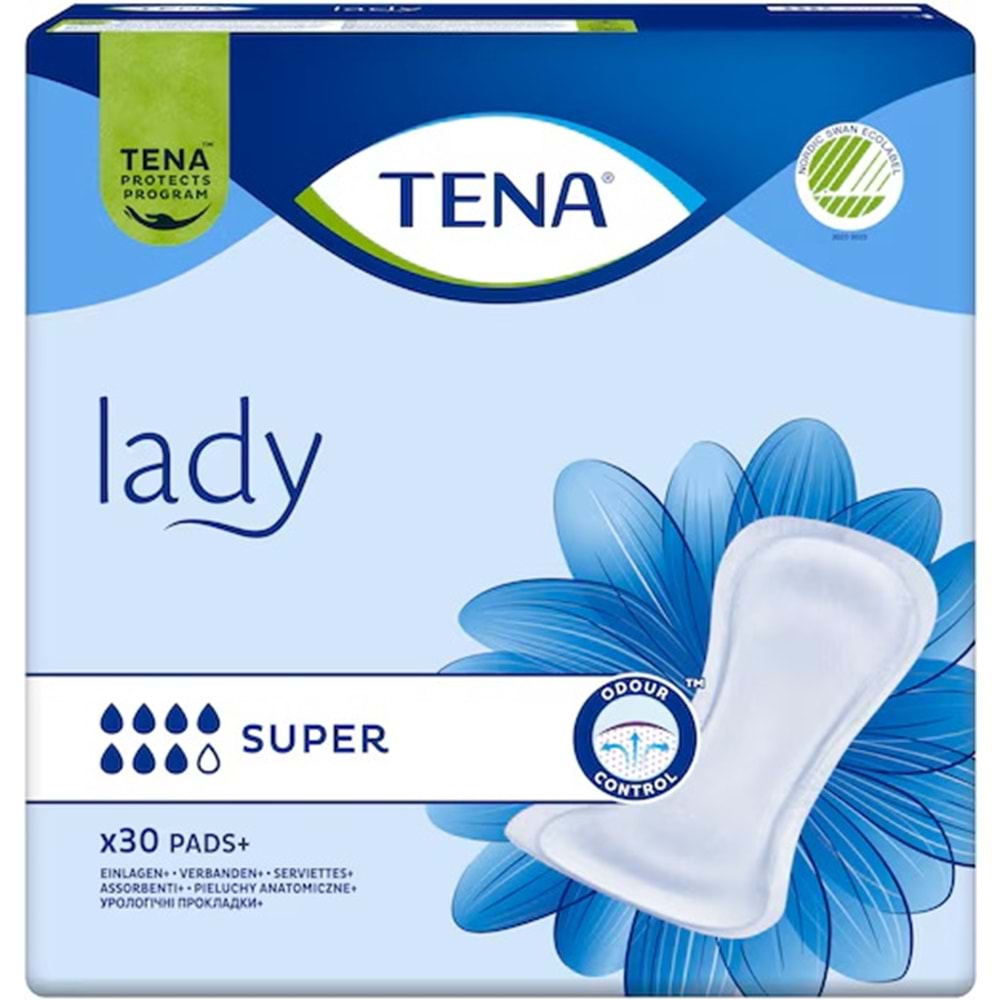 Tena Lady Süper Kadın Mesane Pedi 90 Adet