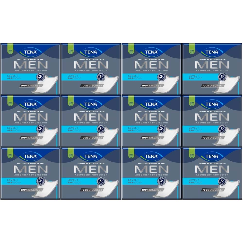 Tena Men Emici Koruma Level 1 Erkek Mesane Pedi 288 Adet