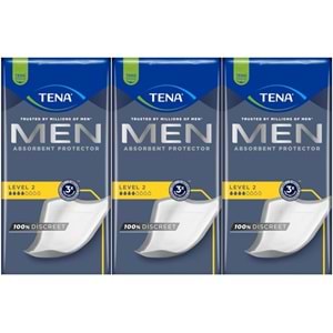 Tena Men Emici Koruma Level 2 Erkek Mesane Pedi 60 Adet