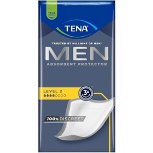 Tena Men Emici Koruma Level 2 Erkek Mesane Pedi 60 Adet