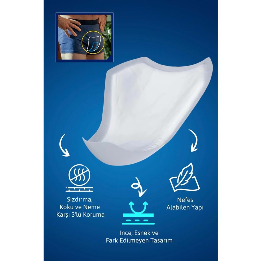 Tena Men Emici Koruma Level 2 Erkek Mesane Pedi 60 Adet