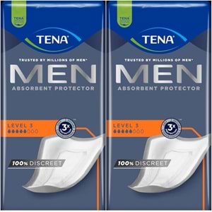 Tena Men Emici Koruma Level 3 Erkek Mesane Pedi 32 Adet
