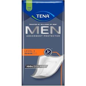 Tena Men Emici Koruma Level 3 Erkek Mesane Pedi 144 Adet
