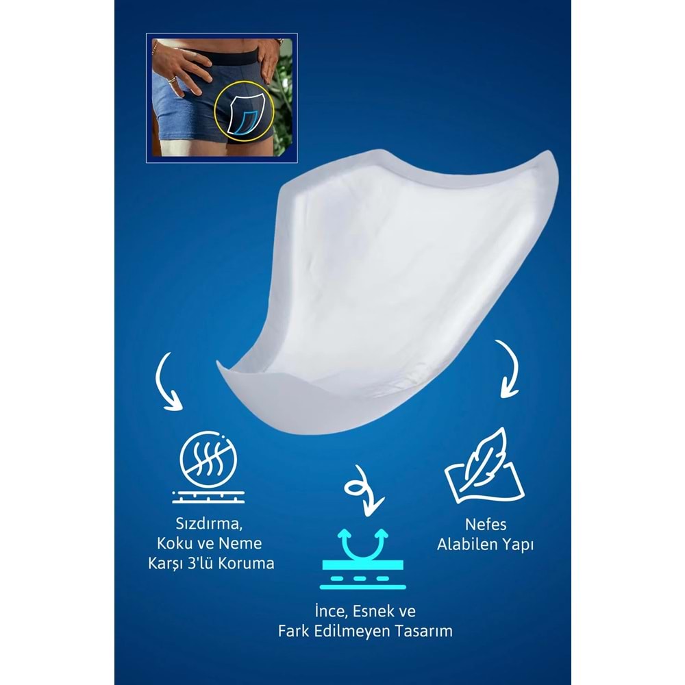 Tena Men Emici Koruma Level 3 Erkek Mesane Pedi 192 Adet