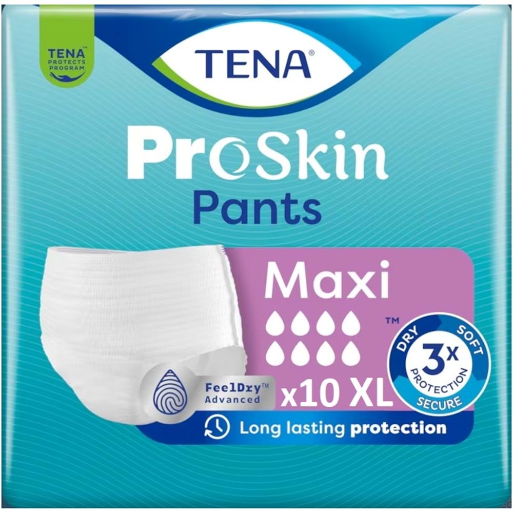 Tena Proskin Pants Maxi Emici Külot Yetişkin Bezi XL - Ekstra Large - Extra Large 30 Adet
