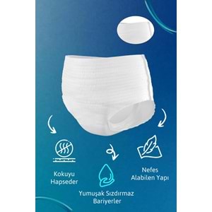 Tena Proskin Pants Maxi Emici Külot Yetişkin Bezi XL - Ekstra Large - Extra Large 30 Adet