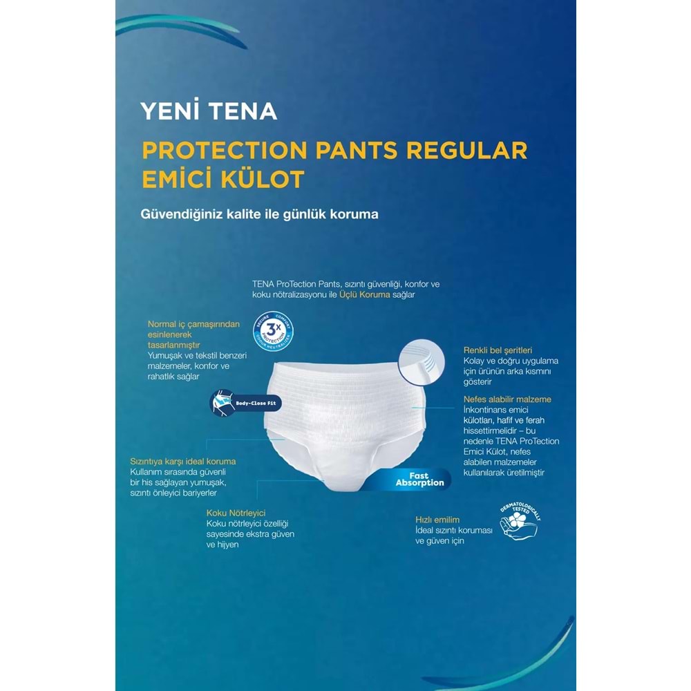 Tena ProTection Pants Plus Emici Külot Yetişkin Bezi S - Küçük - Small 180 Adet