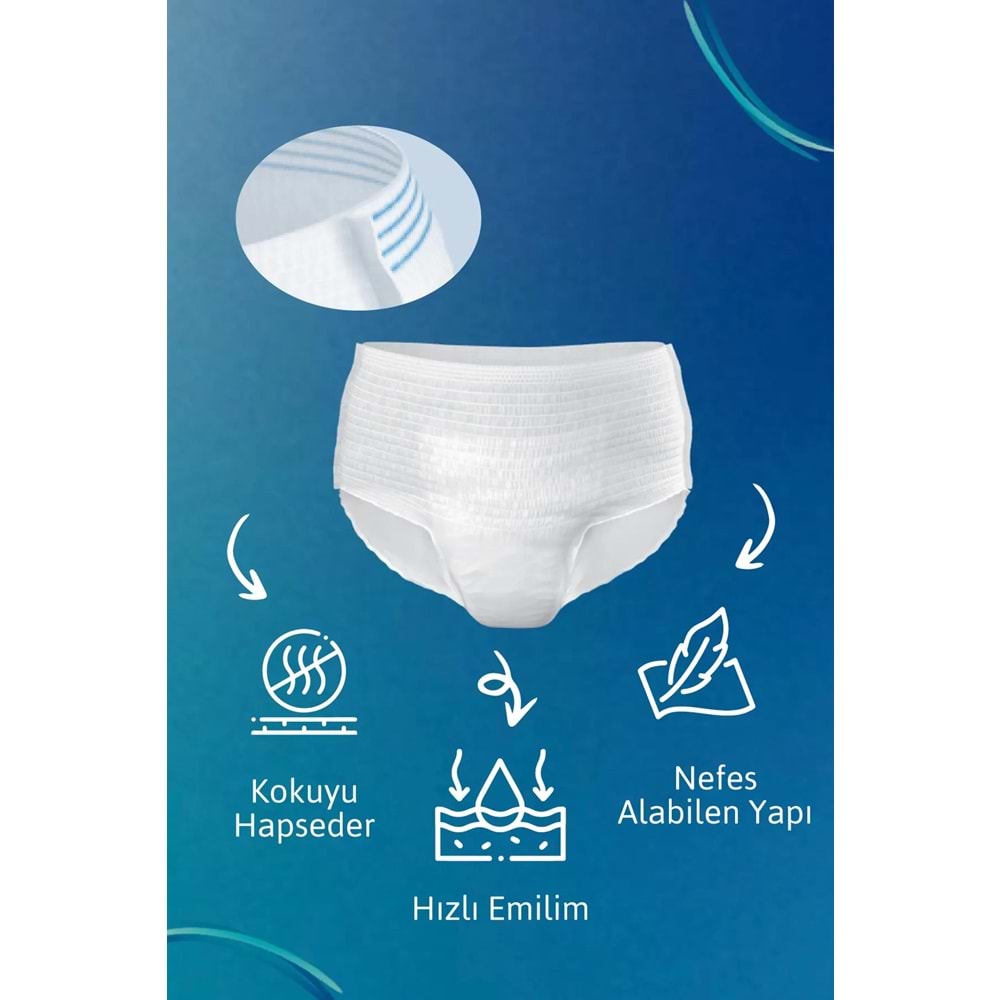 Tena ProTection Pants Plus Emici Külot Yetişkin Bezi XL - Ekstra Büyük - Extra Large 36 Adet