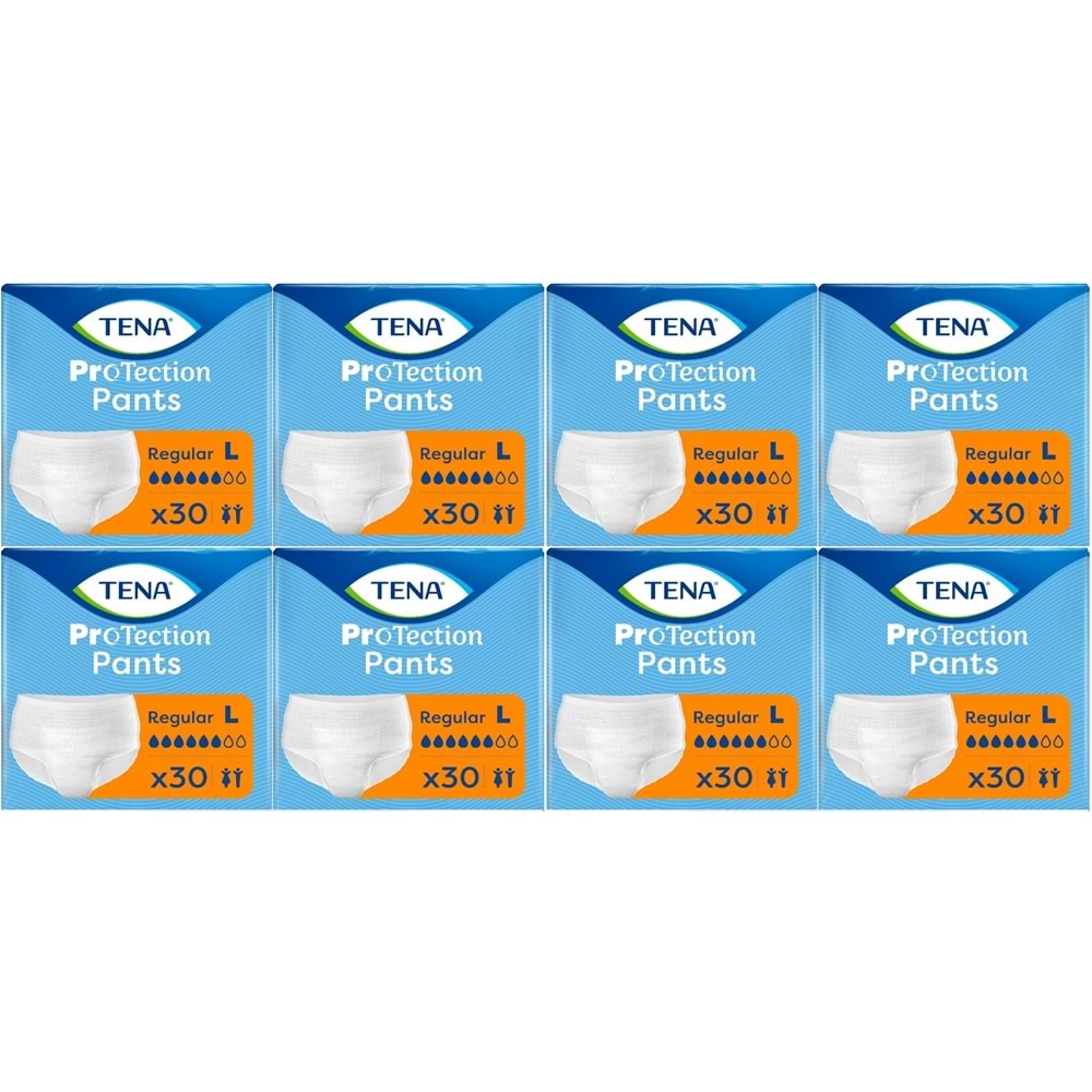 Tena ProTection Pants Regular Emici Külot Yetişkin Bezi L - Büyük - Large 240 Adet