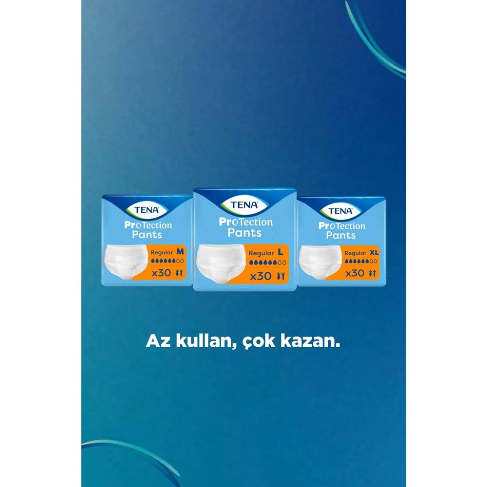 Tena ProTection Pants Regular Emici Külot Yetişkin Bezi M - Orta - Medium 120 Adet