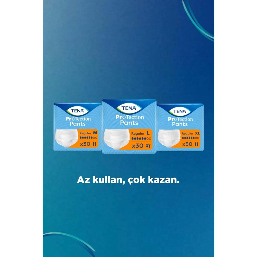 Tena ProTection Pants Regular Emici Külot Yetişkin Bezi M - Orta - Medium 270 Adet