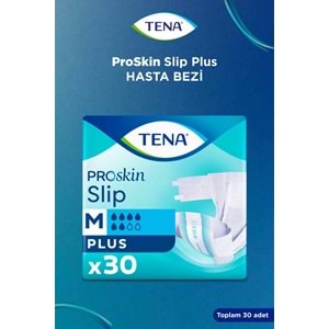 Tena Proskin Slip Plus Bel Bantlı Yetişkin Bezi M - Orta - Medium 180 Adet