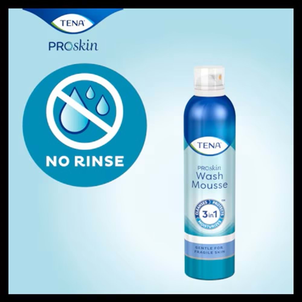 Tena Proskin Vücut Temizleme Köpüğü 400 ML (3 in 1 Arada) (9 Lu Set)