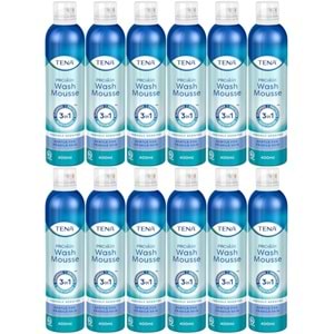 Tena Proskin Vücut Temizleme Köpüğü 400 ML (3 in 1 Arada) (12 Li Set)